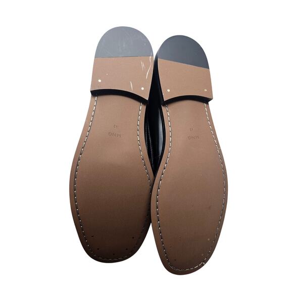 NEW MNG Mango 42 Two Toned Black White Penny Loafer Academia Classic Career - Picture 4 of 5